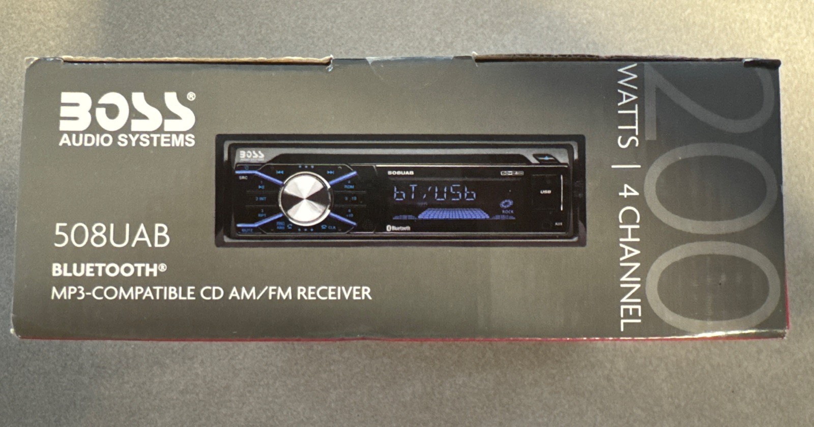 BOSS Audio Systems 508UAB Car Stereo With Bluetooth – Single Din, CD Player,NIB