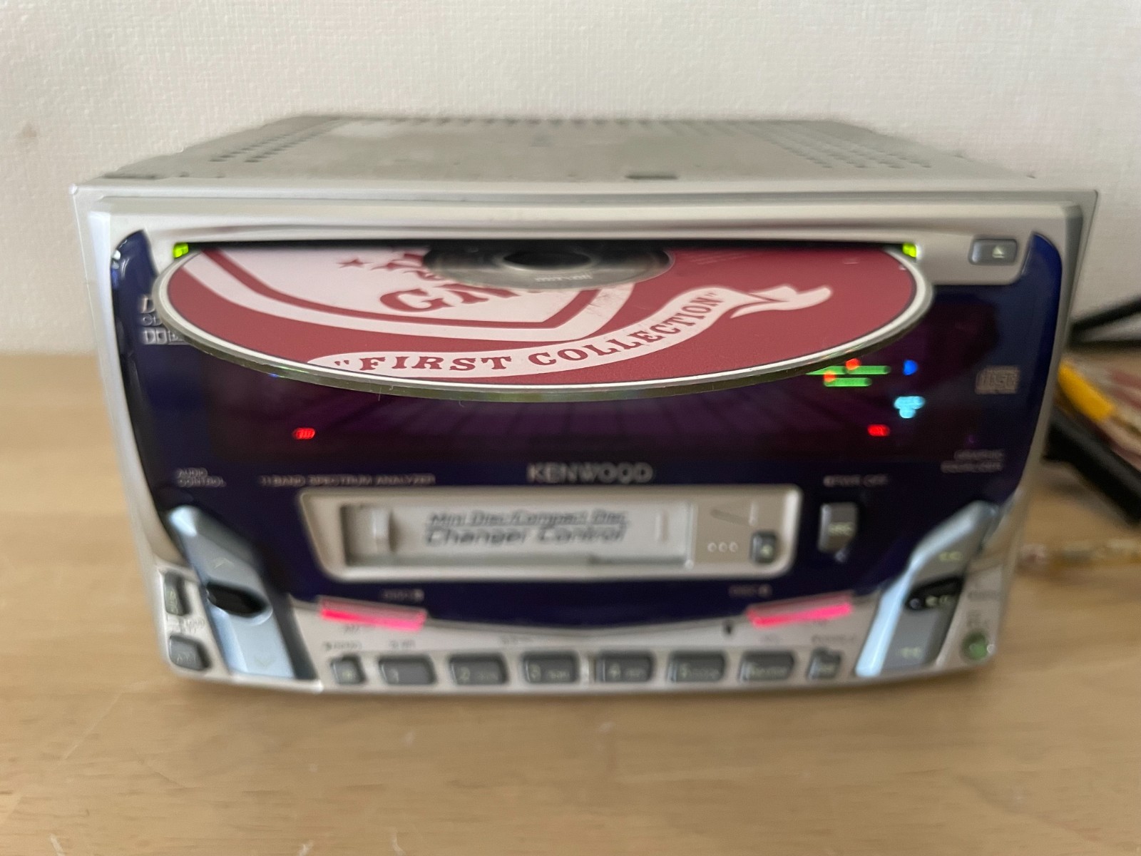 Kenwood DPX-4000V 2DIN Car Audio CD Cassette Bluetooth Player Tested Working