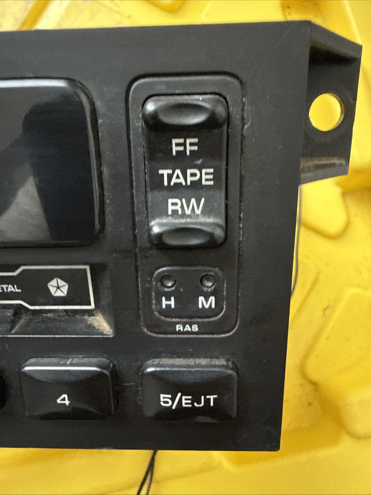 TESTED 2001 Dodge Ram Van Radio Cassette Player P56038933AB RAS Black AM/FM