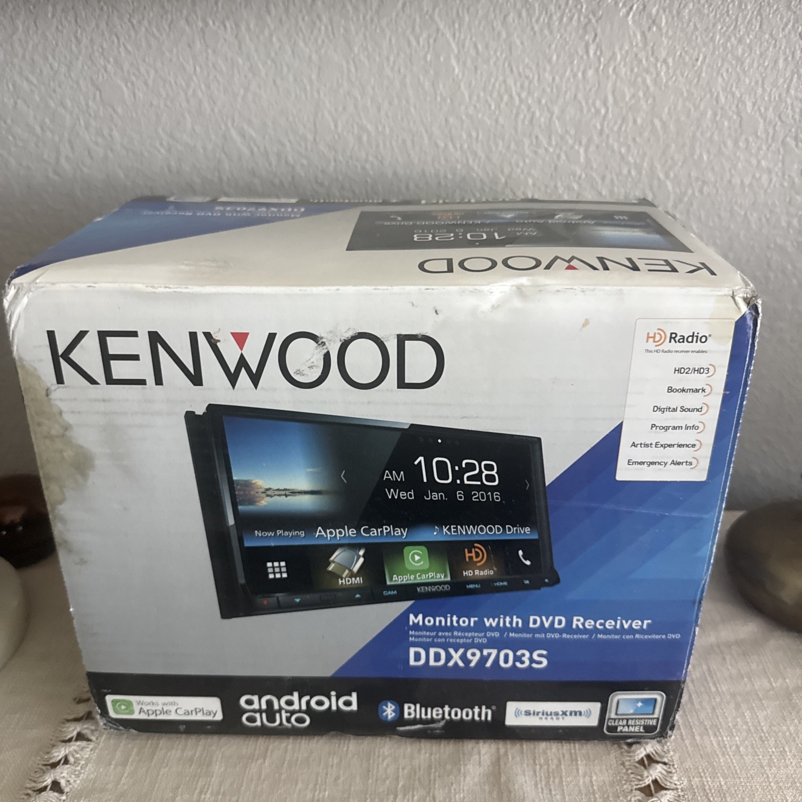 Kenwood DDX-9703S DvD/media Stereo, Carplay/android Auto – Has HDMI input.
