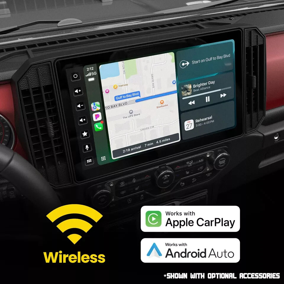 Stinger IX212 12.8″ Floating Multimedia Display System Car Wireless Carplay BT