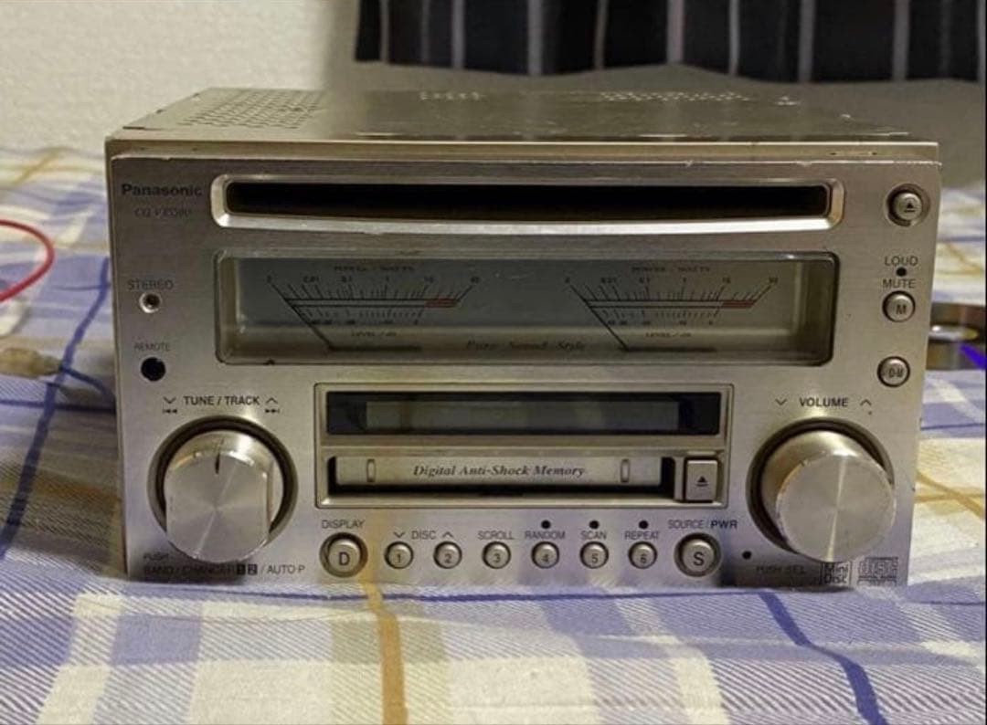 Panasonic CQ-VX5500D CD MD Mini Disc Player Car Audio Stereo JDM