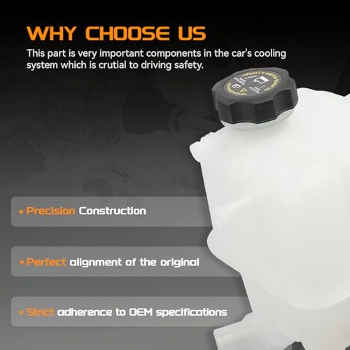 Coolant Reservoir with Cap for 2000 2001 2002 2003 2004 2005 2006 for Chevy