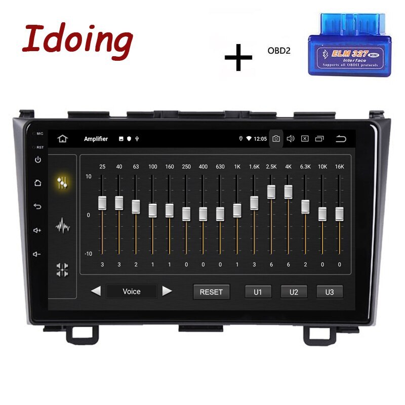 For Honda CRV 2007- 2011 Car Radio Stereo Player GPS Navi Apple CarPlay