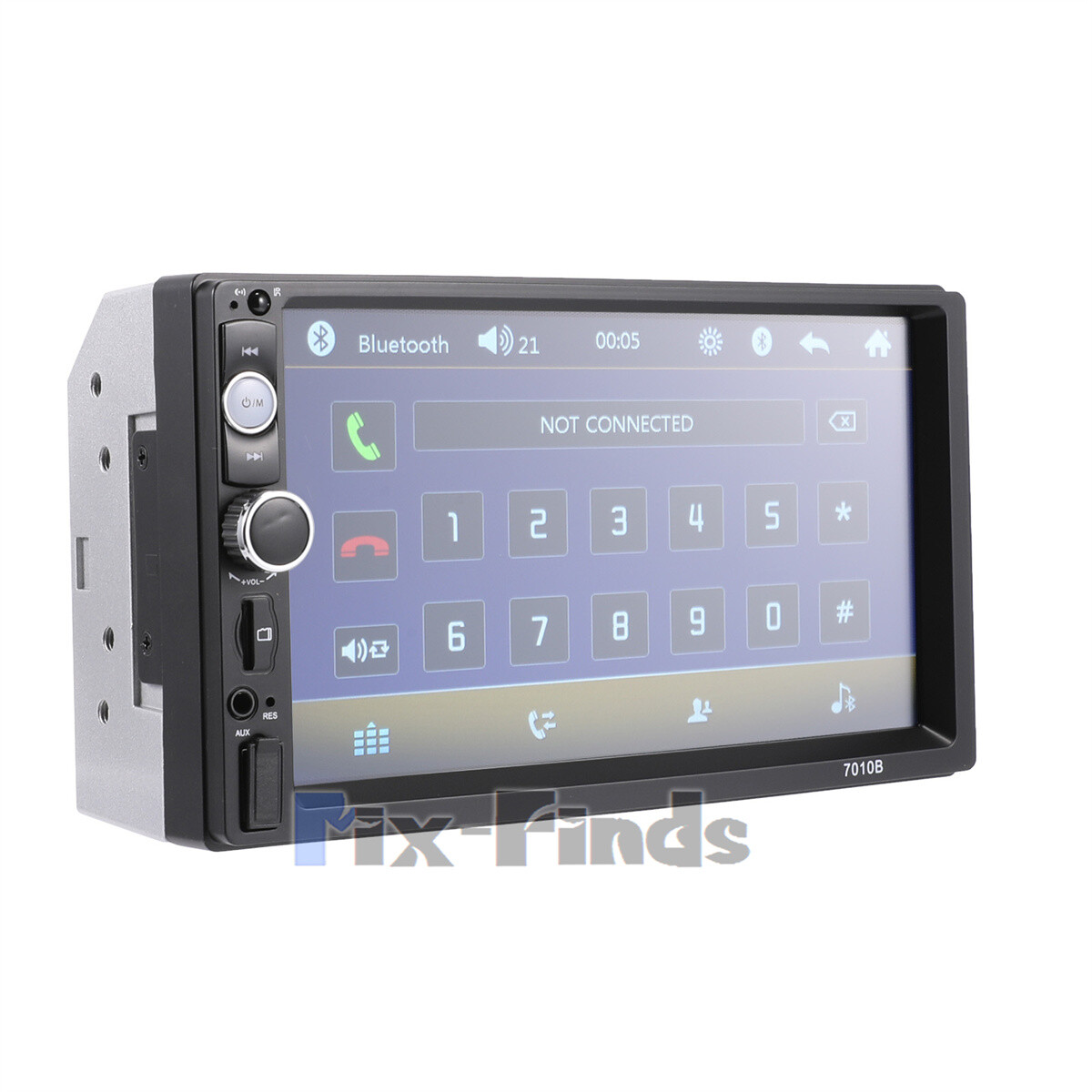 Double Din 7″ Car Stereo Radio with Touch Screen GPS Navigation Bluetooth New