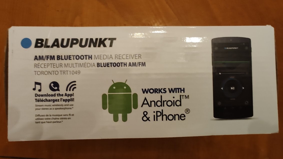 Blaupunkt Toronto TRT 1049 AM/FM Bluetooth Media Receiver Brand New in Box NICE!
