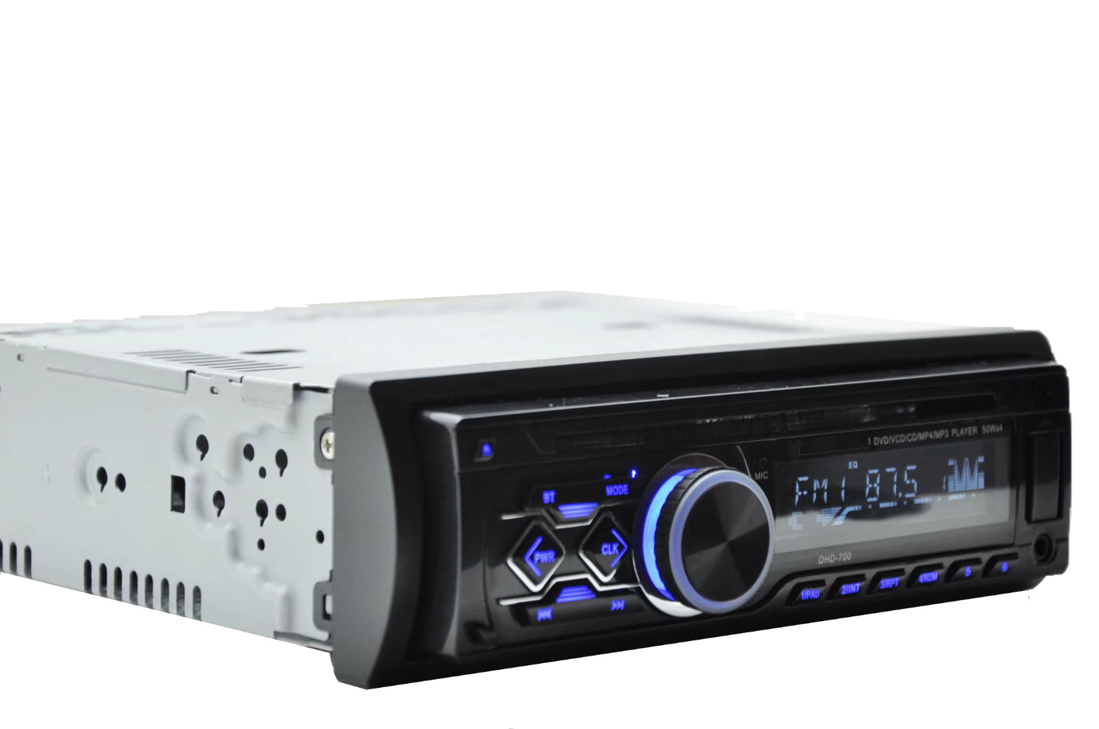 Single DIN Bluetooth Car Stereo Receiver CD/DVD Player AM/FM RADIO Audio System