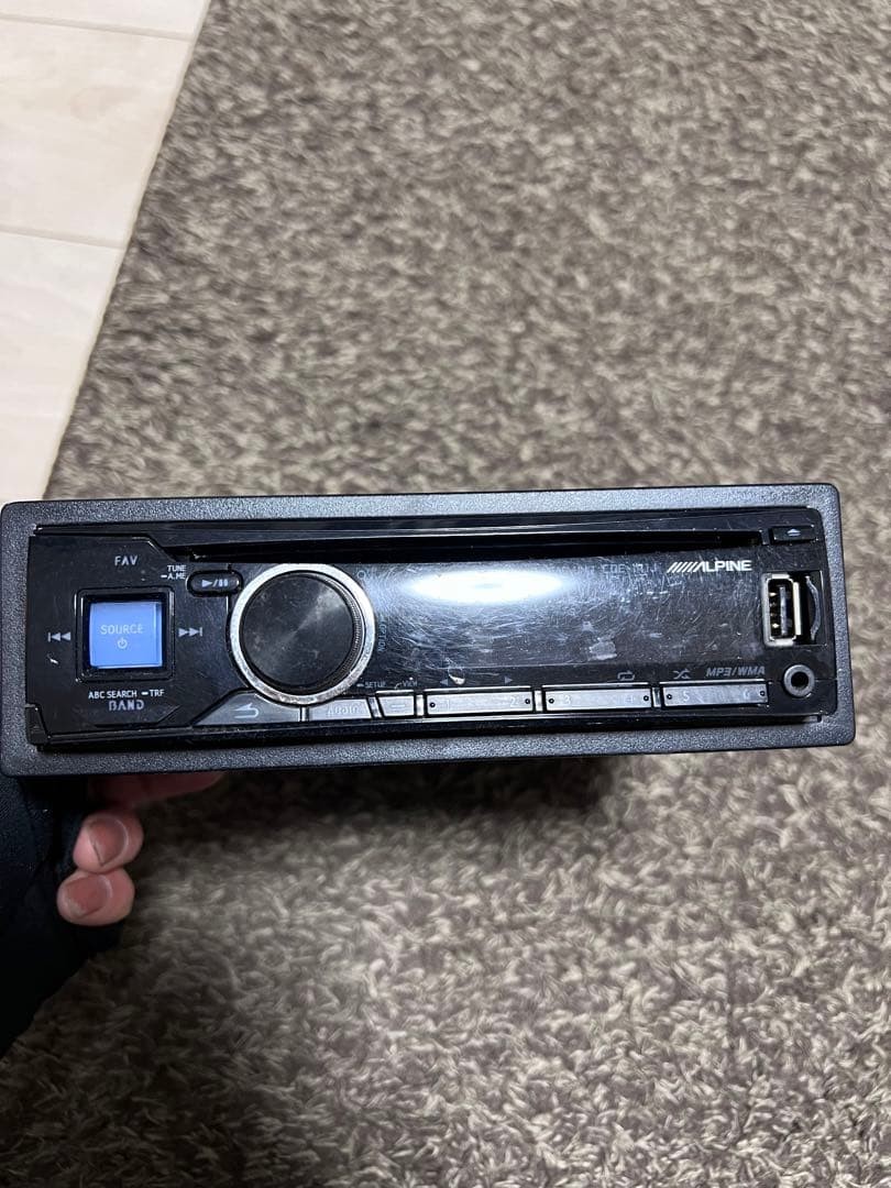 ALPINE CDE-141J Car Audio CD Player with Features, Used Unit