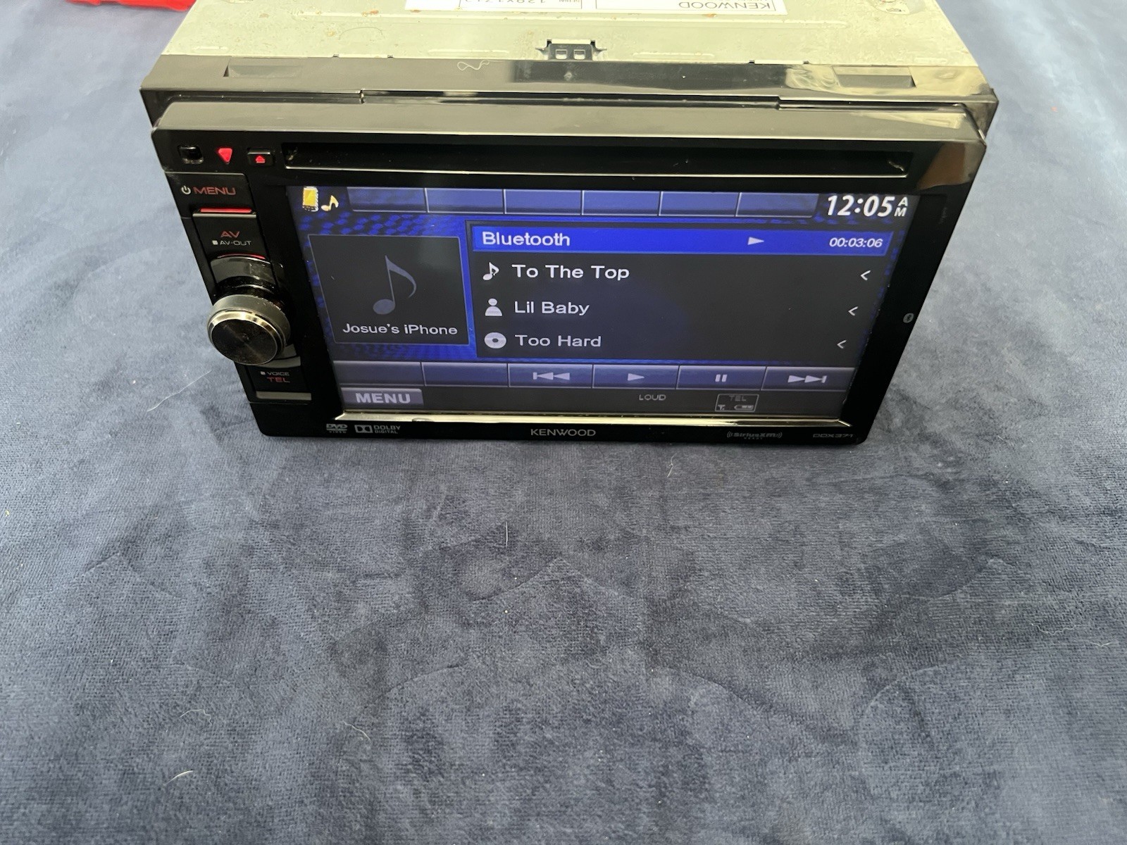 ⭐️Pre-Owned,TESTED⭐️ Kenwood BT|USB|CD|DVD|AM/FM-(DDX371)
