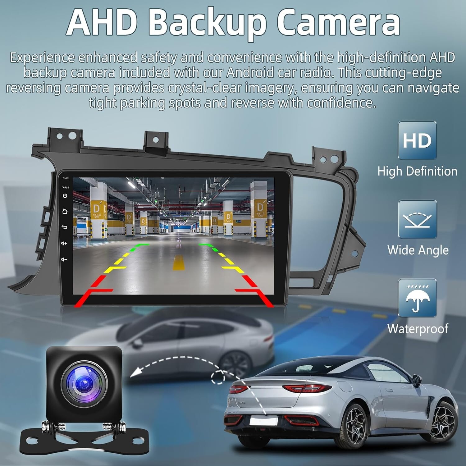 64GB For 2011-2013 Kia Optima Apple Carplay Android 13 Car Radio GPS Wifi Navi