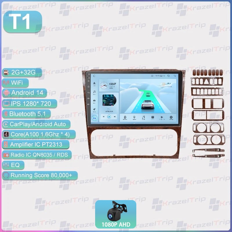Car Radio for Mercedes Benz W202 S202 C180 C200 C220 C240 C280 Wagon 1992-2001