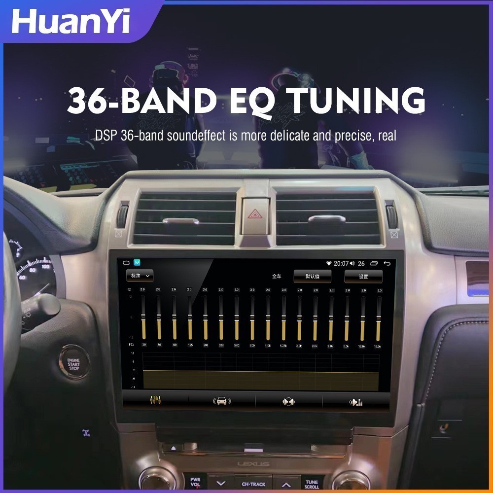 USED 13″ Car Stereo Radio Navi Carplay 8+128GB For 2010-2015 Lexus GX400 GX460