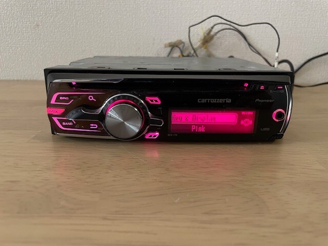 Pioneer Carrozzeria DEH-770 1Din Car Audio CD Player Operation Confirmed