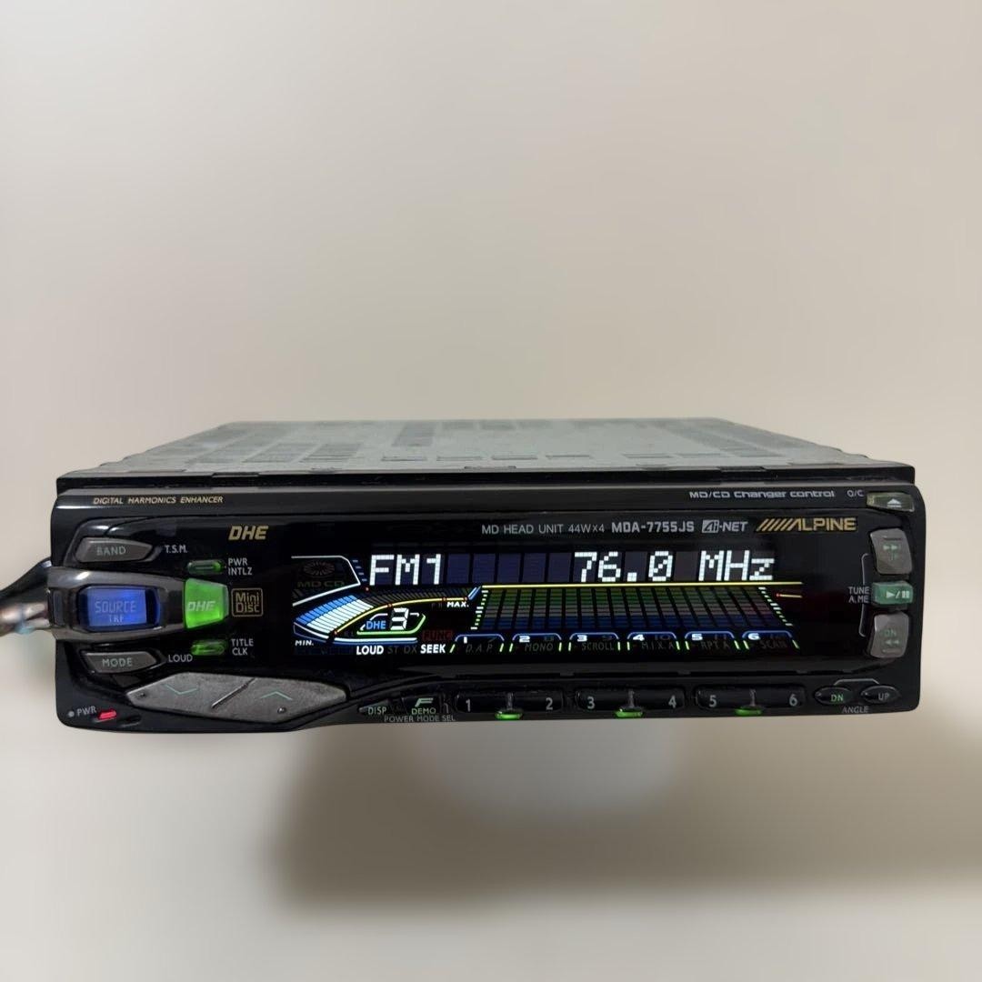ALPINE MDA-7755JS MD Player Car Audio Head Unit Tested