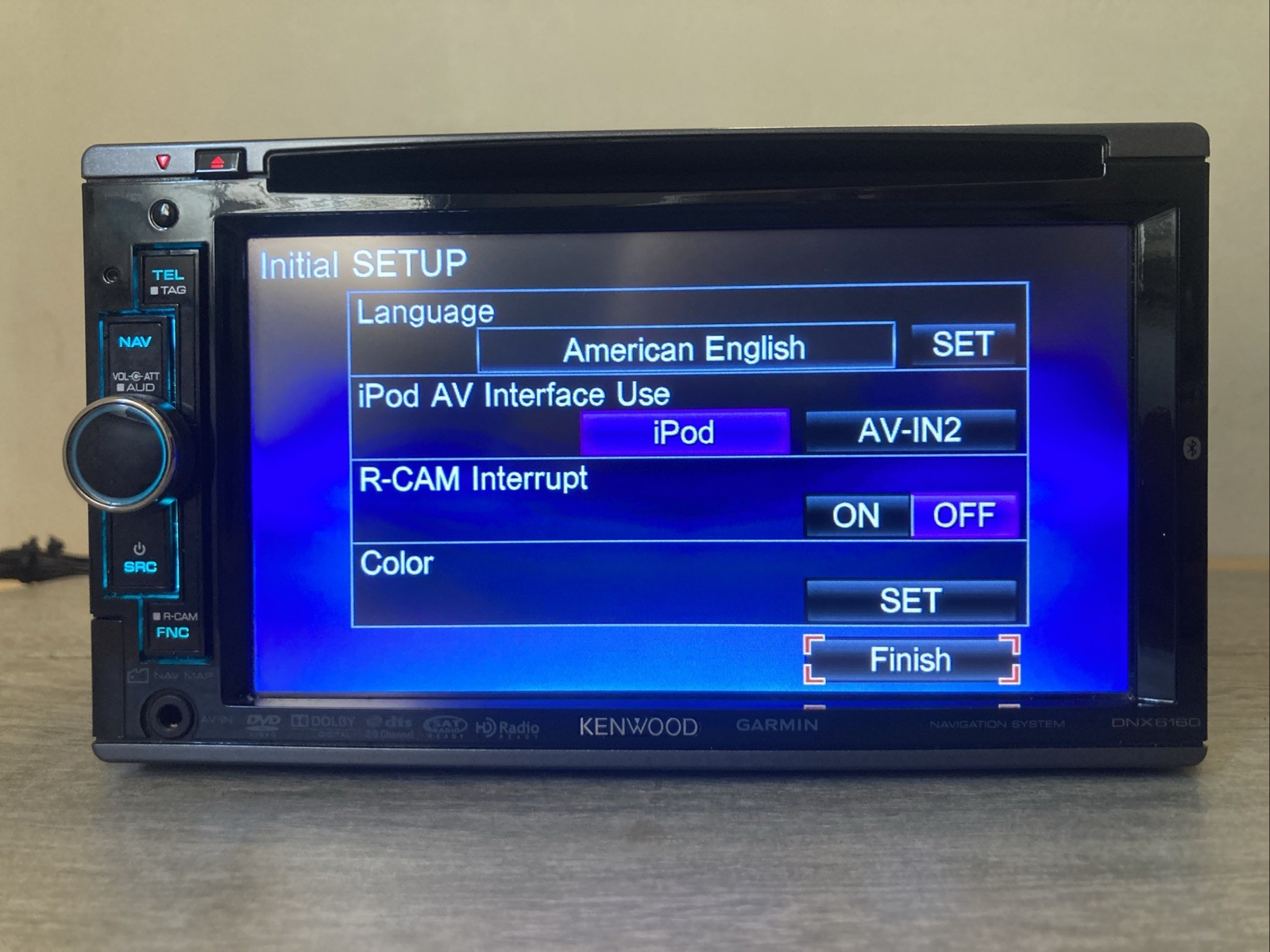 ✅Kenwood DNX6160 DVD Player USB/AUX Bluetooth GPS Nav Garmin TESTED-WORKING