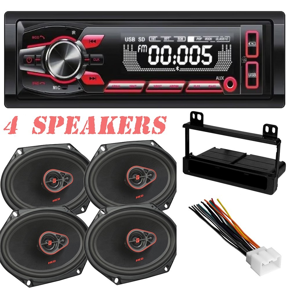 CV15BT Bluetooth MP3 AM/FM Radio Car Stereo & Speakers For 1999-2003 Ford F-150