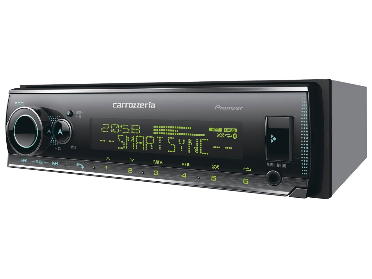 Pioneer Carrozzeria MVH-6600 Bluetooth_USB_Tuner_DSP Main Uni CarAudio Japan NEW