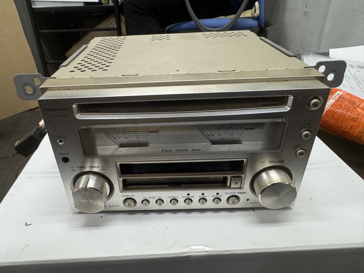 Panasonic CQ-VX5500D CD MD Mini Disc Player Car Audio #0001