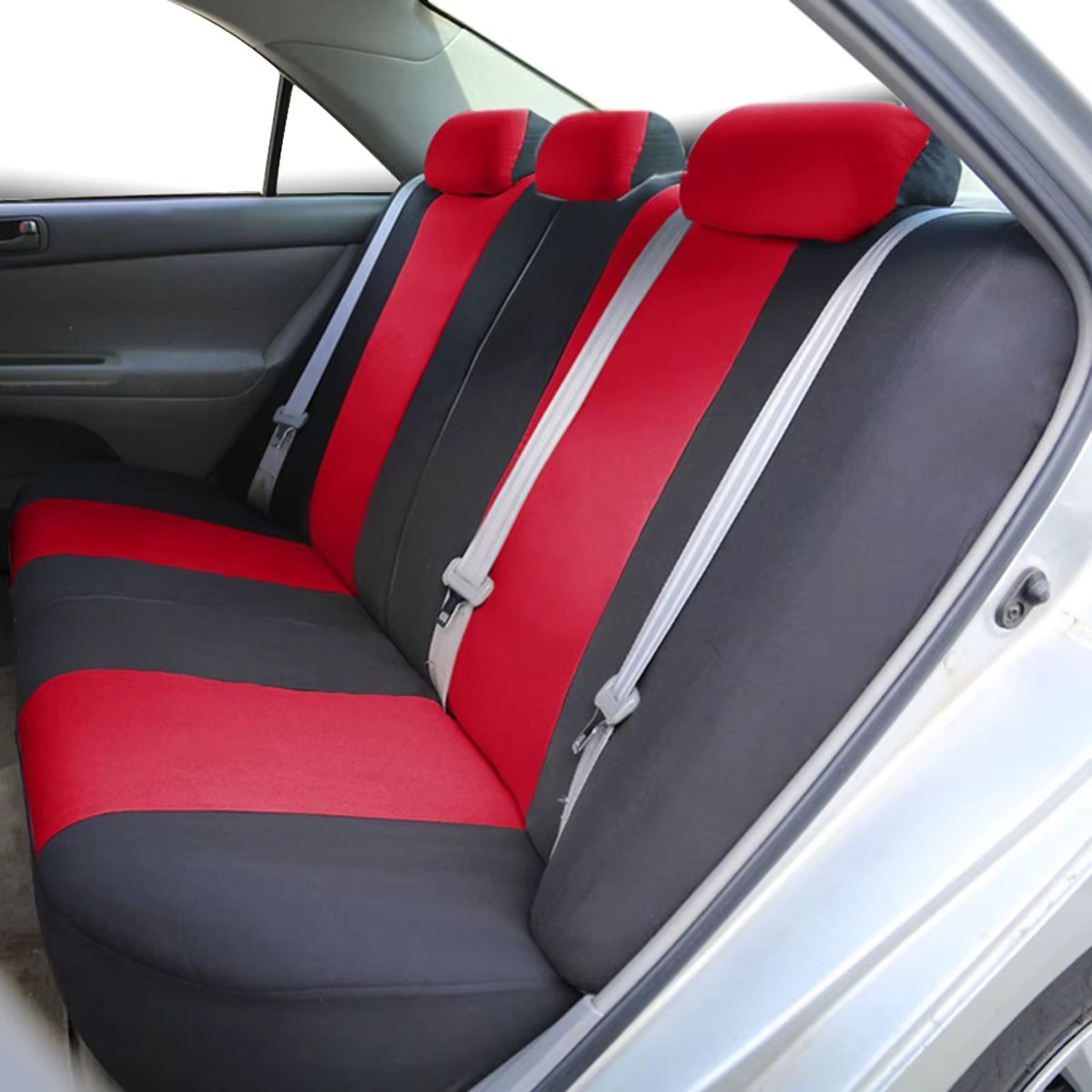 Four Seasons Fashion Universal 9 Pcs Car Seat Cover Polyester Fabric Car Seat Co