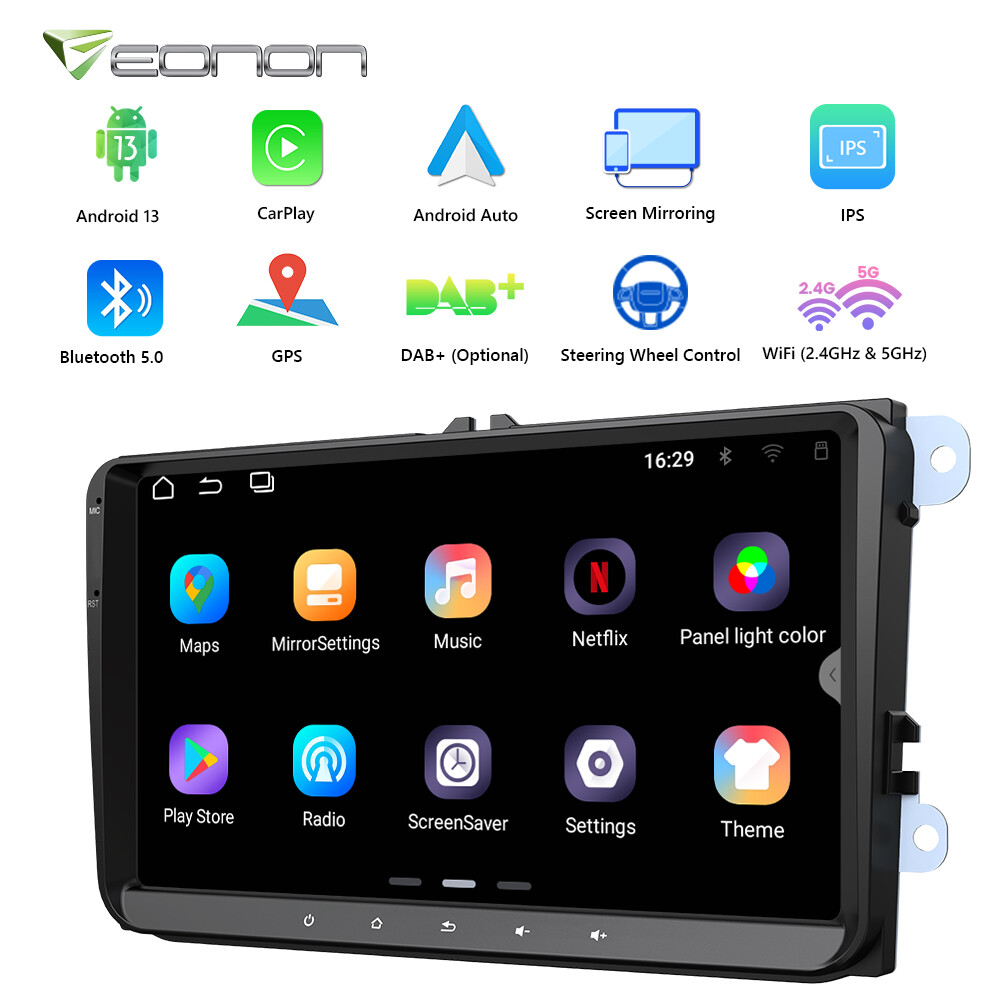 VWA13 Android 13 9″ Car Stereo GPS Radio Navi For VW Skoda Fabia Roomster Superb