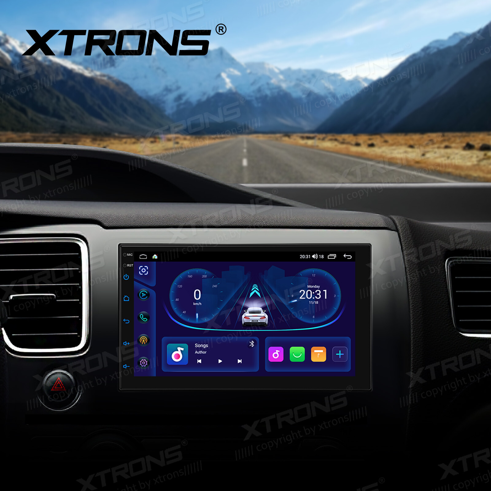 7″ Double 2DIN 4G LTE Octa-Core Car GPS Radio Stereo Sat Navi Android 13