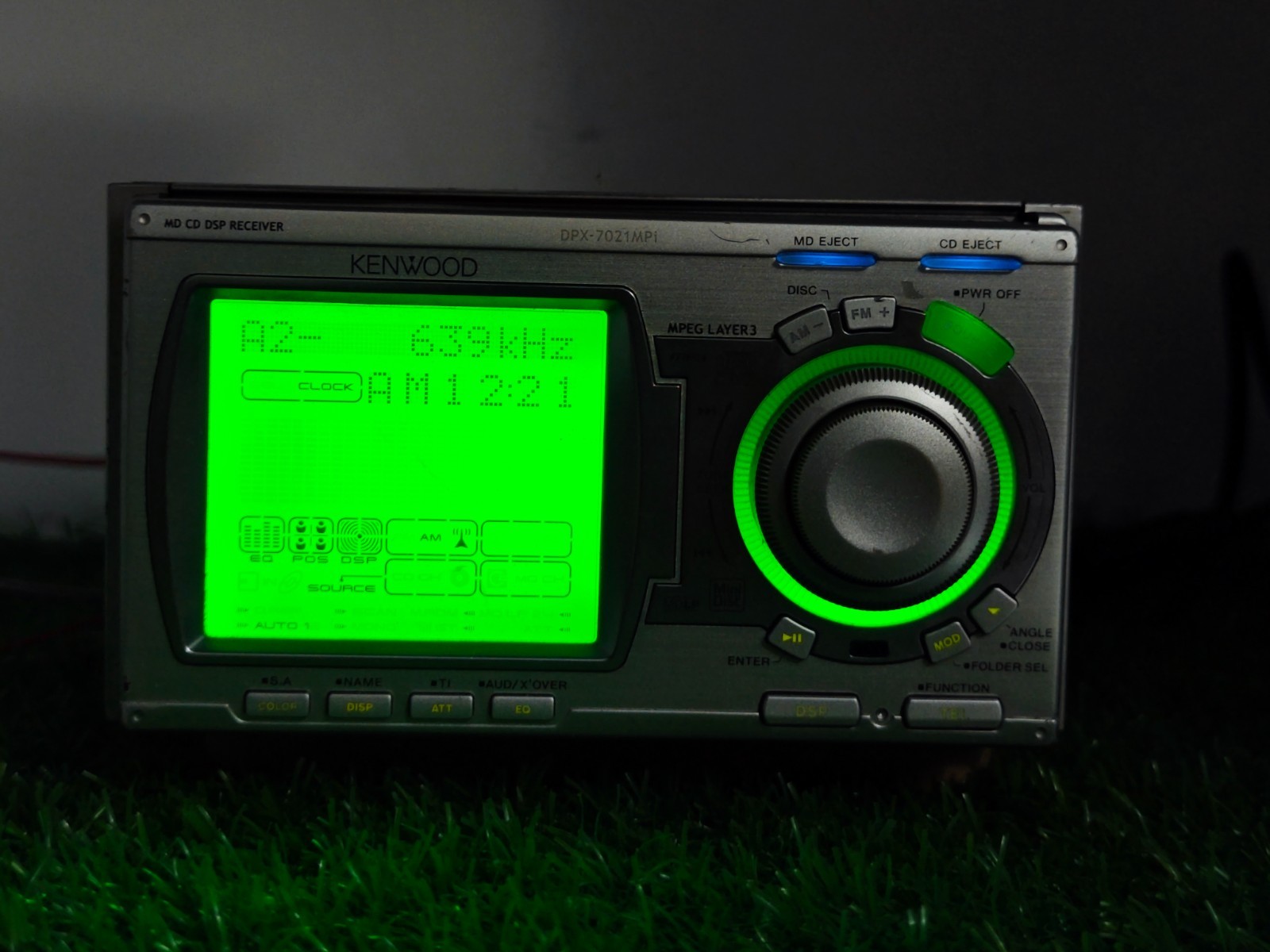 Vintage Kenwood DPX-7021MP Double-DIN CD / MiniDisc Player & DSP Receiver