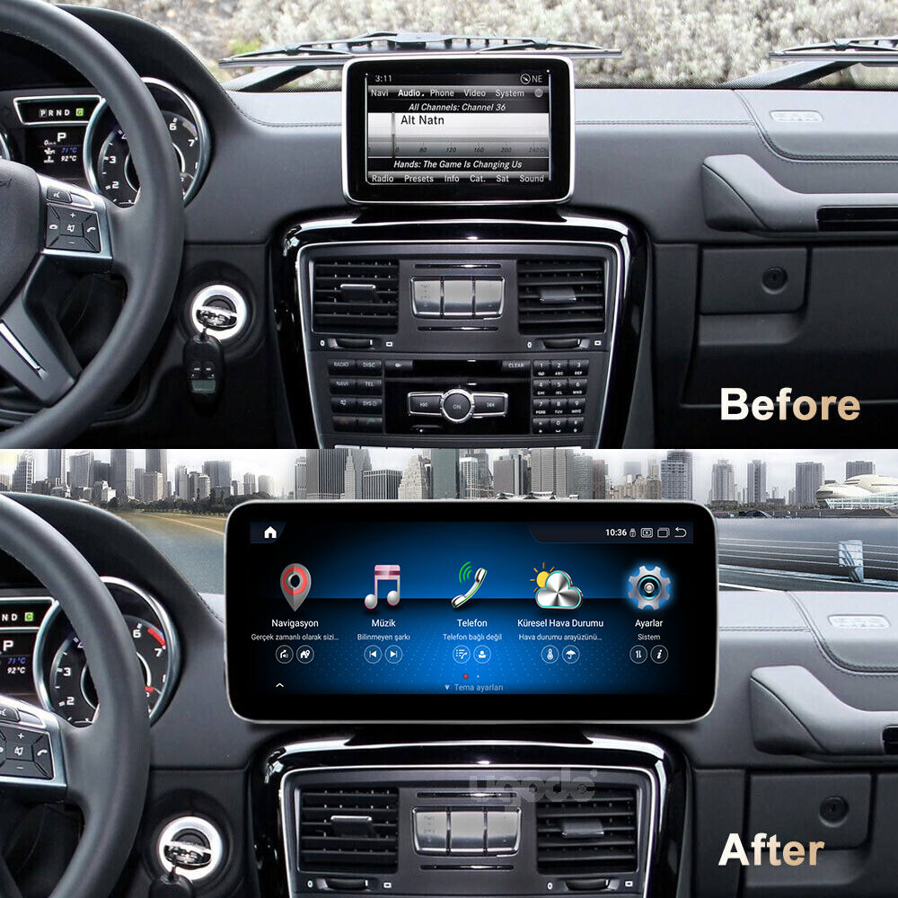 12.3 8+128G Android13 Screen Upgrade CarPlay Mercedes Benz G350 G500 G550 G63