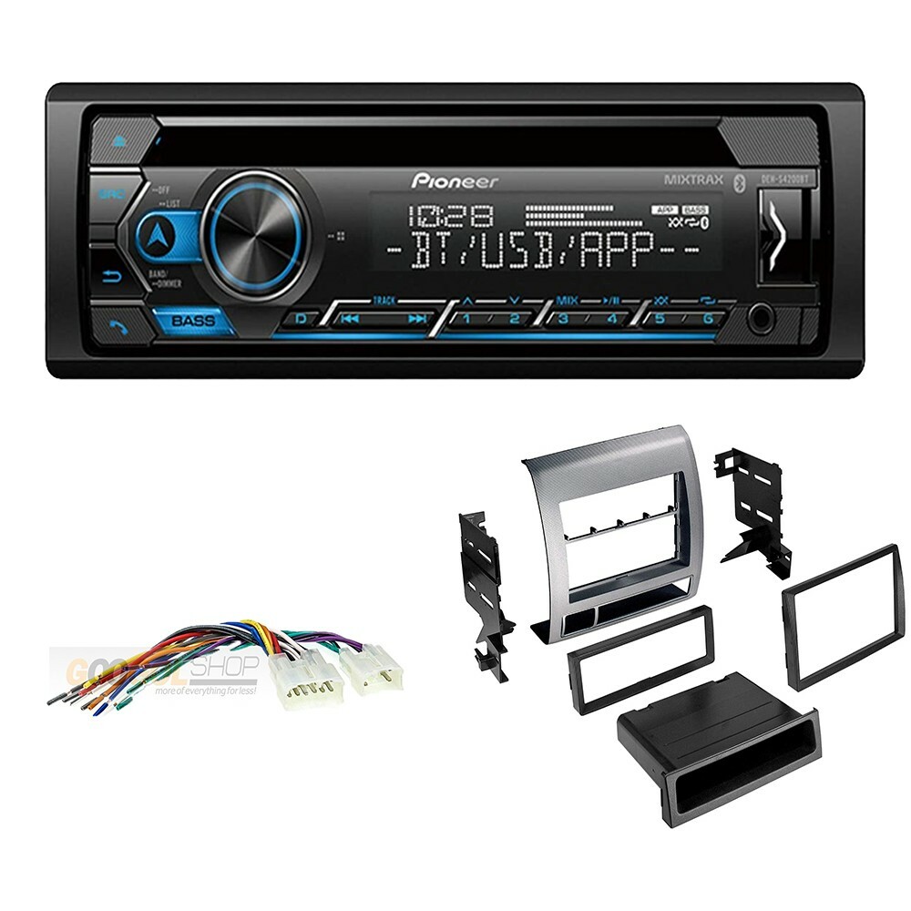 Car Stereo Radio Install Kit and Harness for 2005-2011 Toyota Tacoma