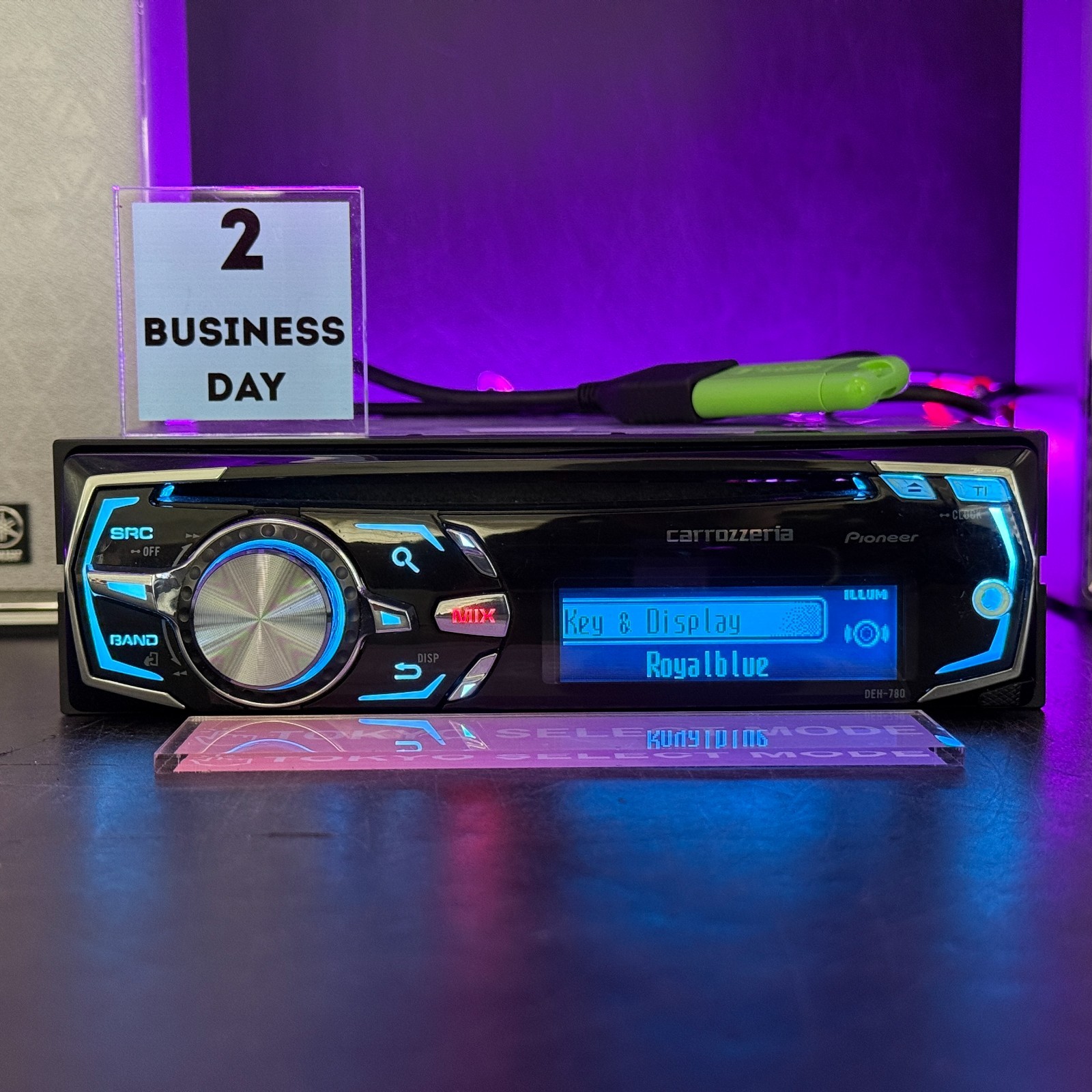 Pioneer Carrozzeria DEH-780 1Din Car Audio USB CD Player JDM Tested In Stock