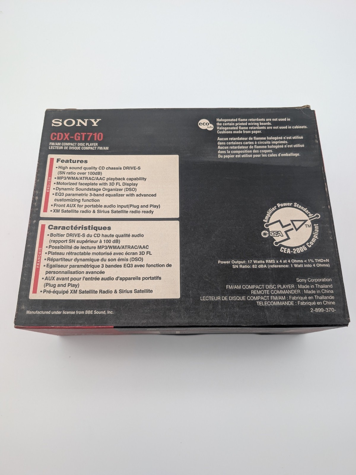 NOS Sony Xplod CDX-GT710 Old School CD Car Audio Stereo Graphics! + Remote