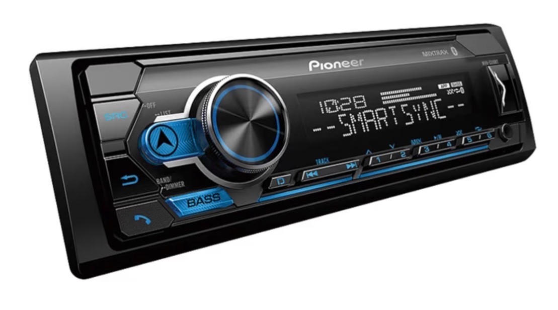 MVH-S310BT Single Din Built-In Bluetooth, MIXTRAX, USB, Auxiliary, Pandora