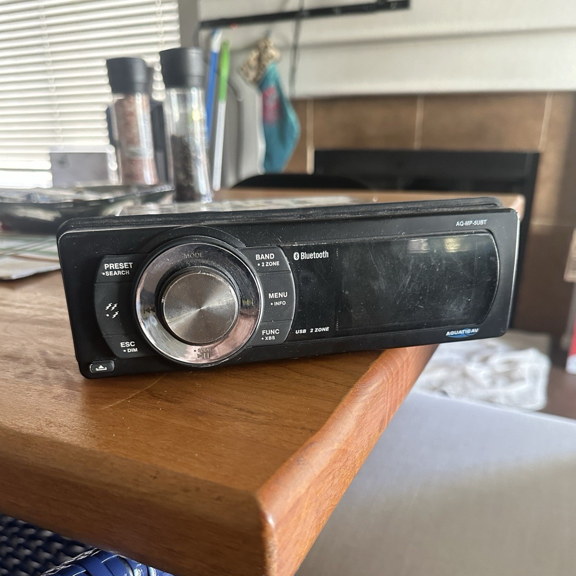 Aquatic AV AQ-MP-5UBT 1 DIN Bluetooth USB AUX Digital Media Receiver No CD