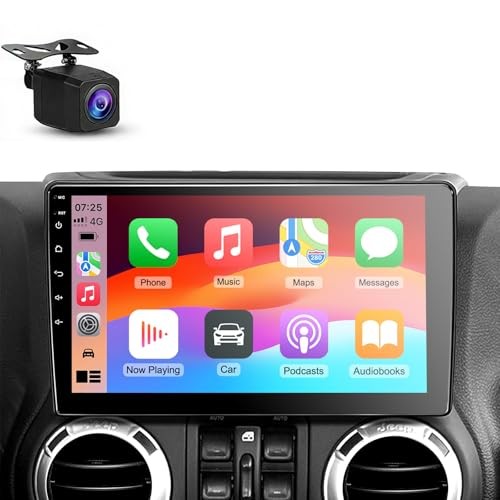 Car Stereo Radio for Jeep Wrangler JK, Compass, Grand 2GB RAM+64GB ROM