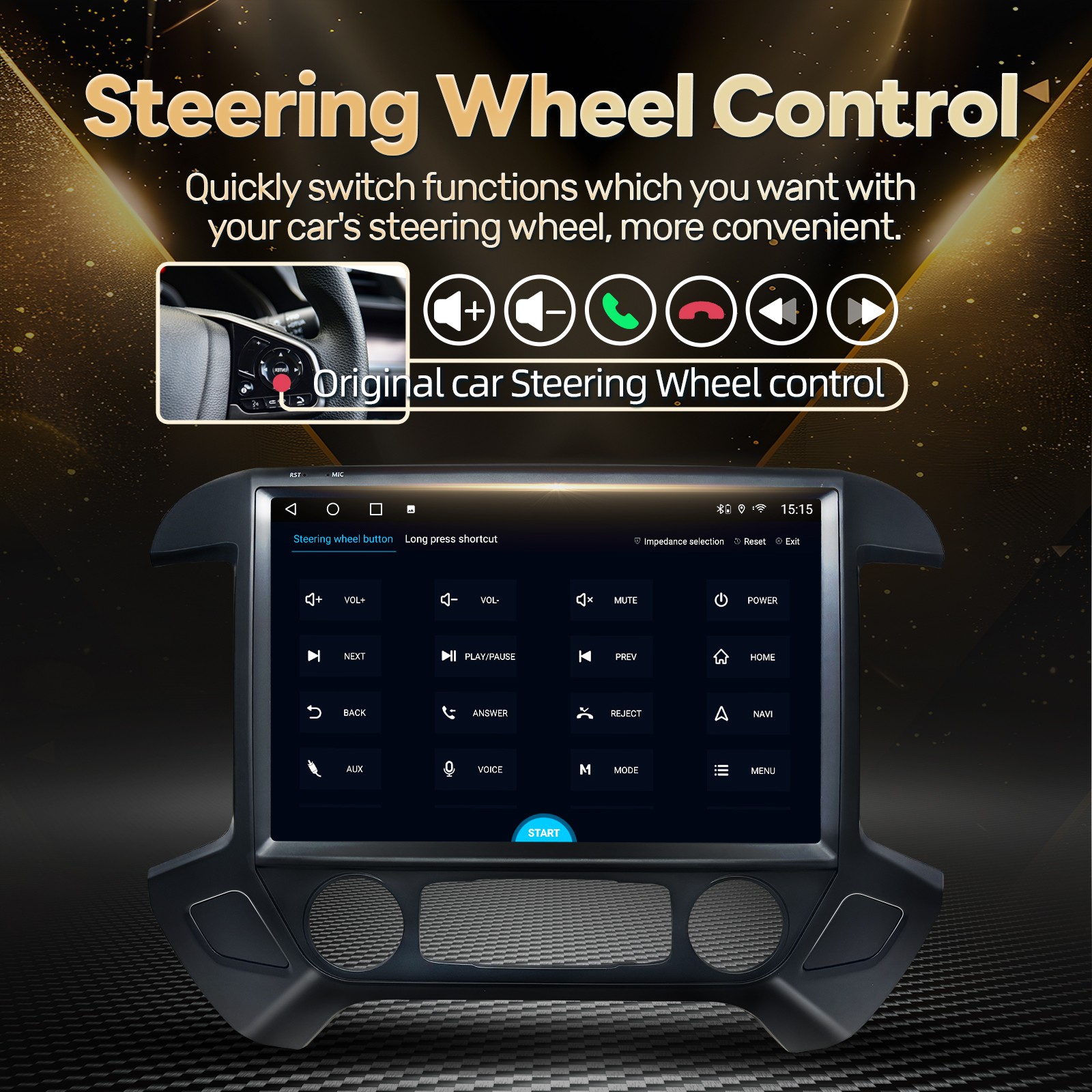 13.1″ Screen Android Car Radio GPS For Chevrolet Silverado GMC Sierra 2014-2018