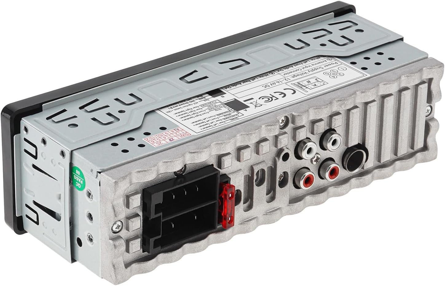 Compact 12V Bluetooth Vehicle Stereo with USB/SD/AUX & Exceptional Sound Quality