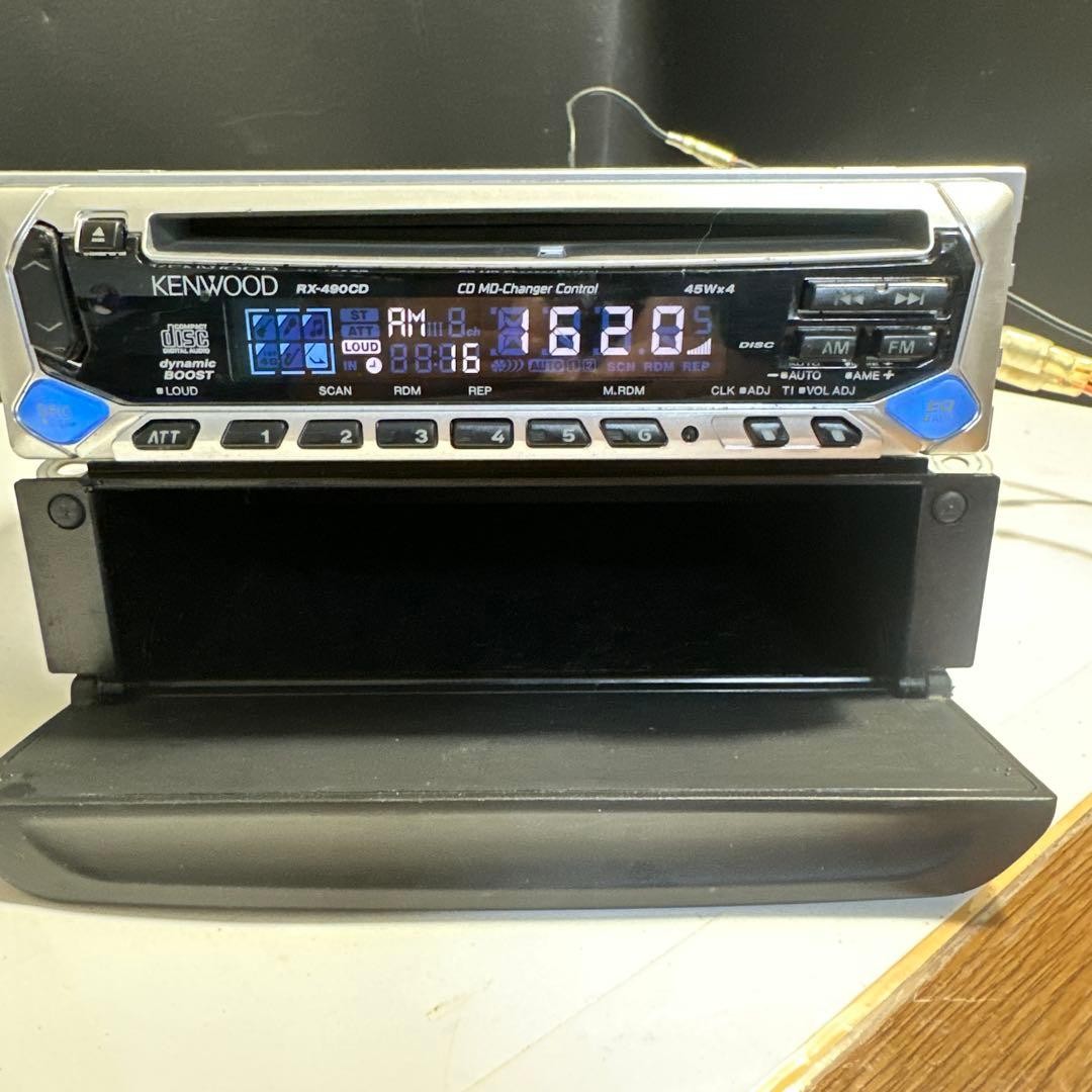 KENWOOD RX-490CD 1DIN CD Receiver Used in Japan 45W x4 RCA Output