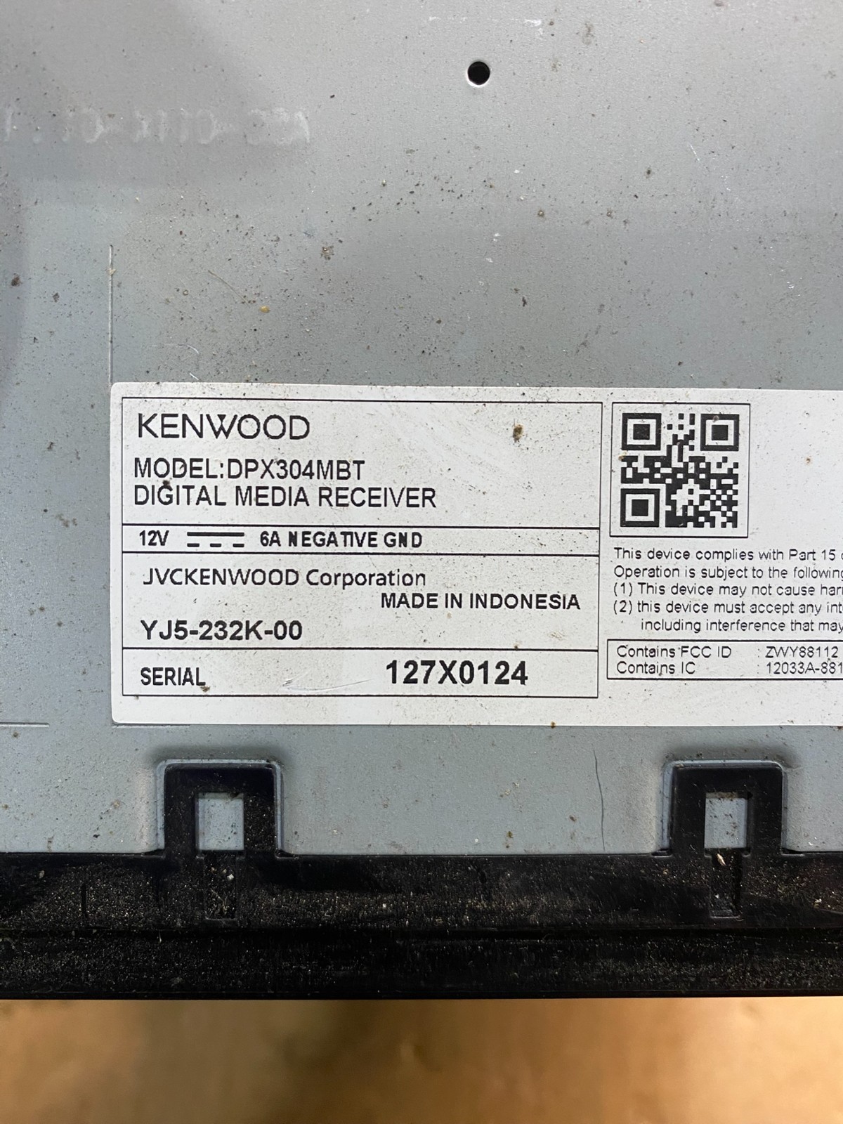 1997 to 1999 Lexus ES300 Climate control Kenwood DPX304MBT AC6967