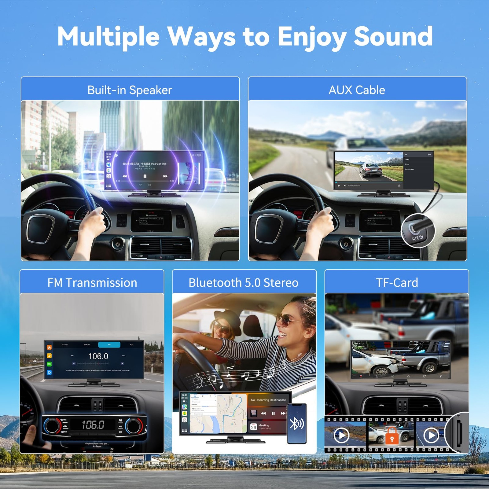 Veralady CarPlay Screen 11.5″ Black