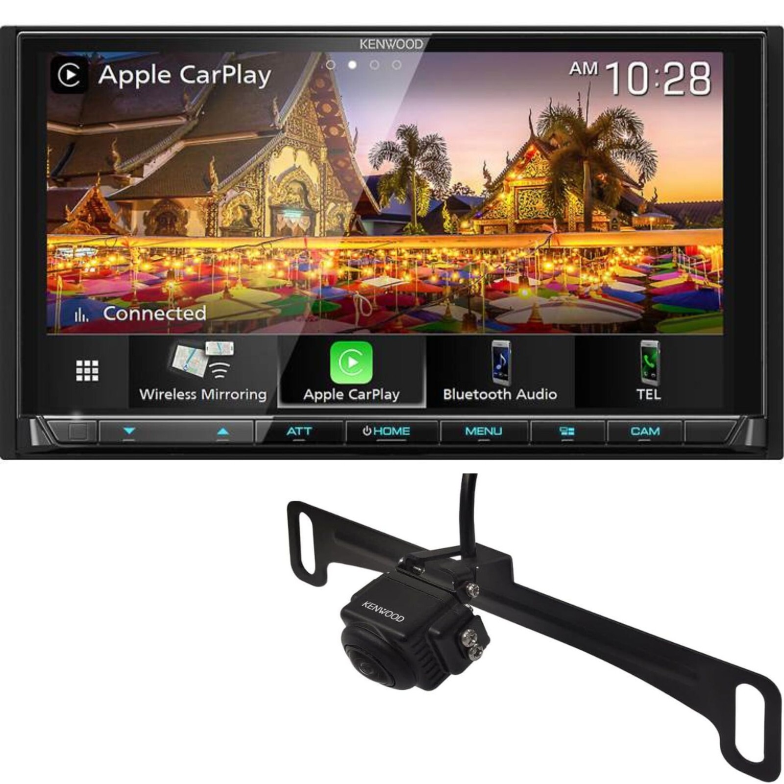 KENWOOD DMX958XR Digital Multimedia Receiver + CMOS-740HDLP Rear View Backup Cam