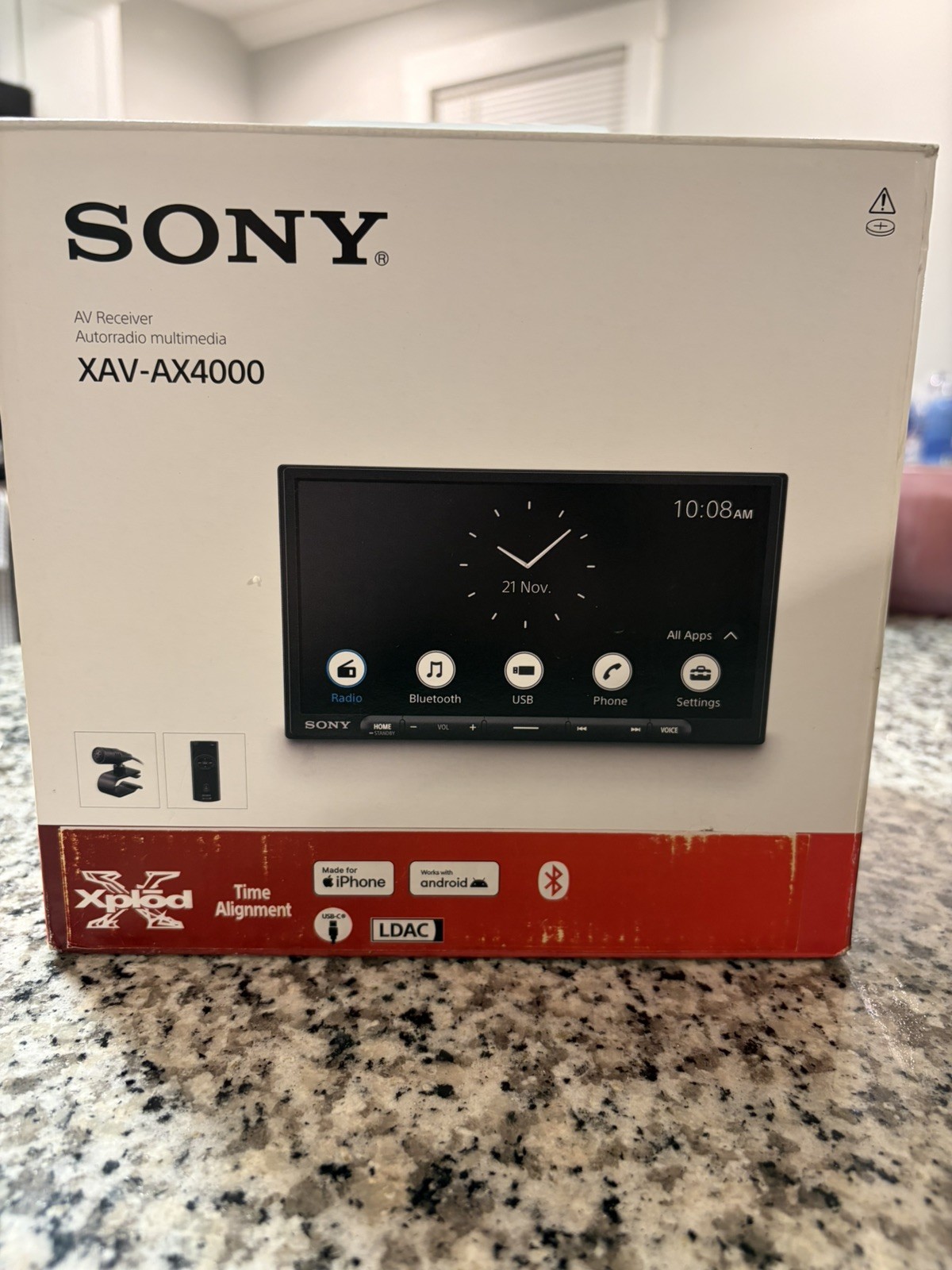 SONY XAV-AX4000 Digital Media Receiver Wireless Car Audio Android Auto XAVAX4000