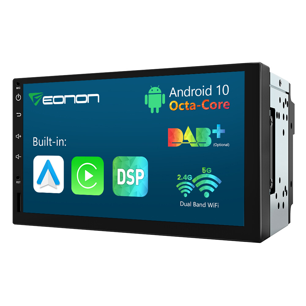 Eonon Car Stereo Double Din 7″ IPS Audio Receiver CarPlay Android Auto Bluetooth