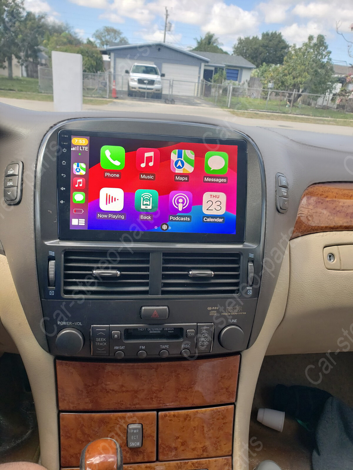 Android 13 For Lexus LS430 2001-2006 Car Stereo GPS Wifi Radio Player CarPlay BT