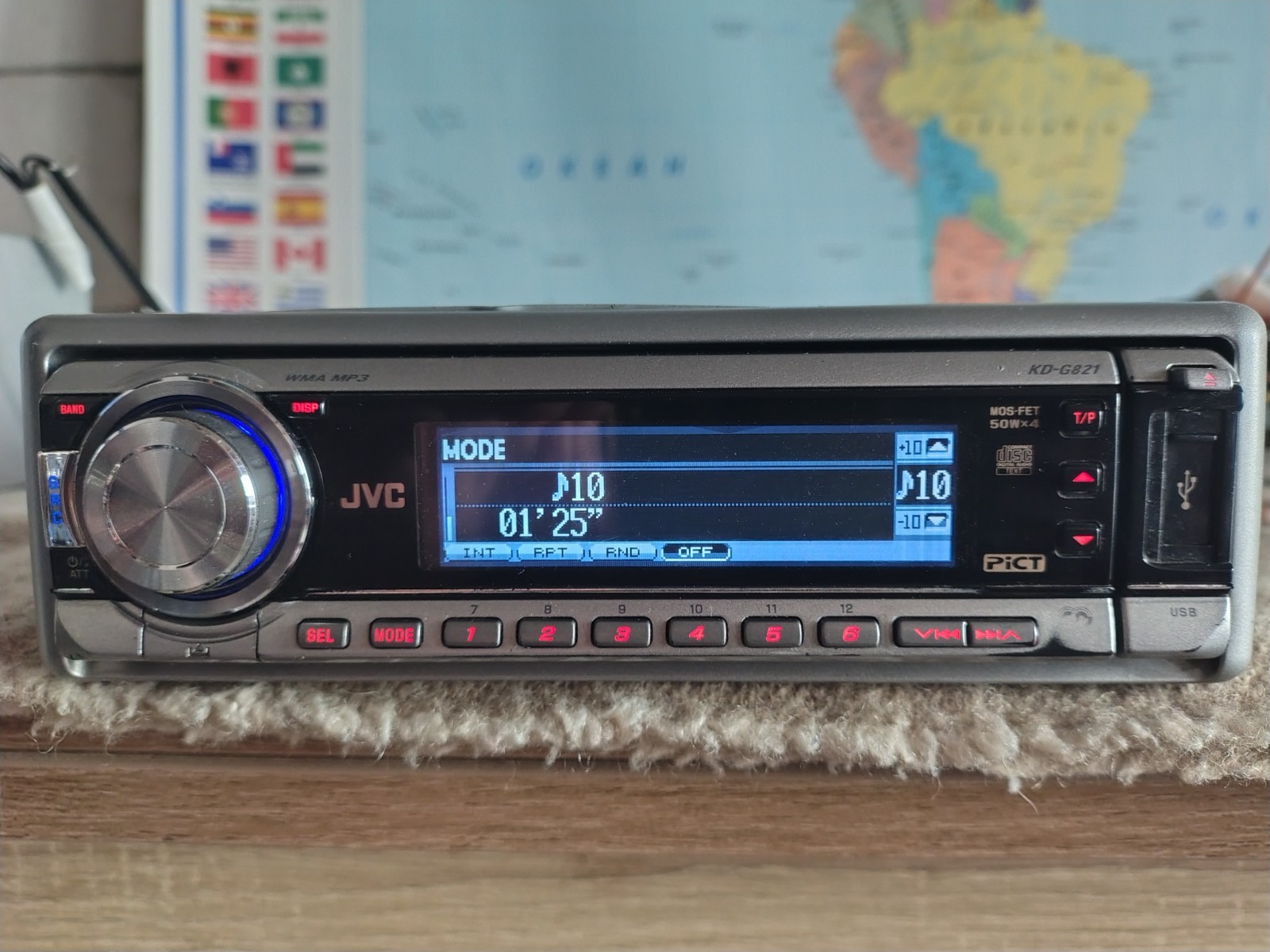 JVC KD-G821 Car Radio Stereo Mobile Media Station Fully Working Great Shape