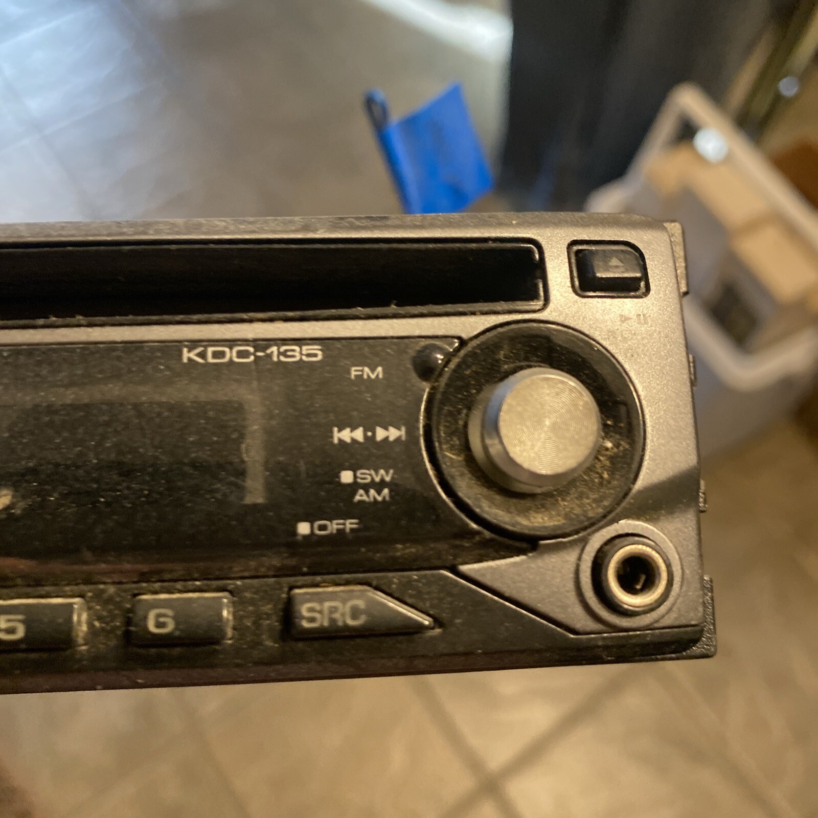 Kenwood Car Stereo KDC-135 Cd Player Vintage 90’s Audio Tested 1DIN