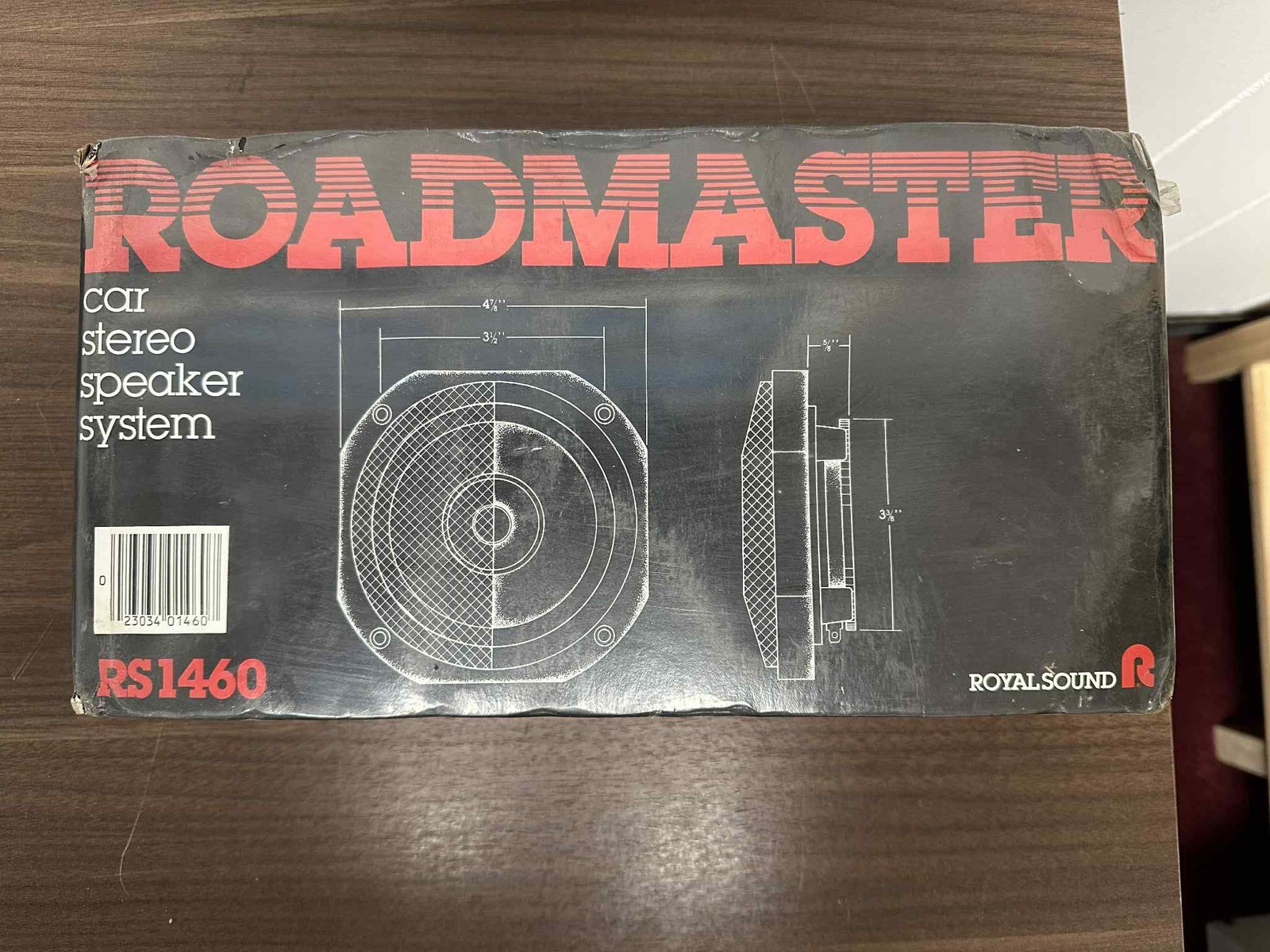 Roadmaster Mega Sound 100 Watt Speaker System RS1460 Car Stereo Brand New