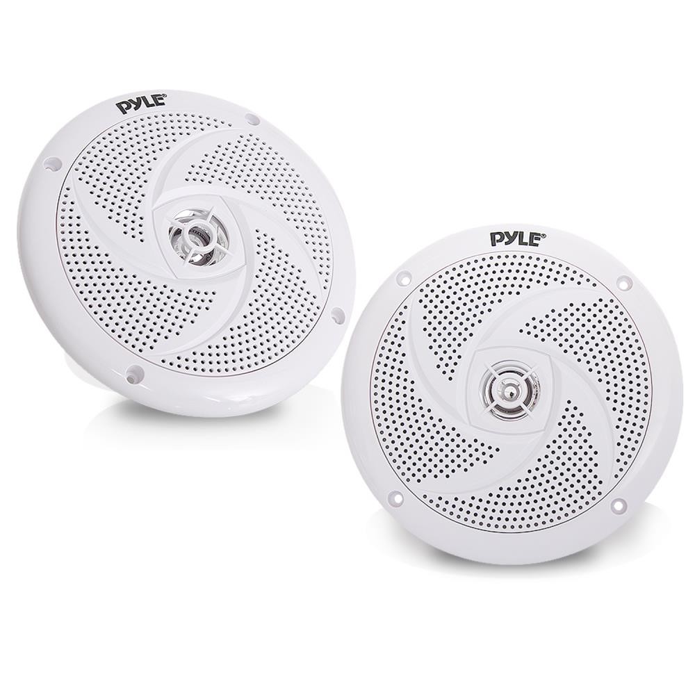 New PLMRB29W Pyle Marine Radio w/Cover, 6.5″ Speakers, Antenna, 400W Amplifier
