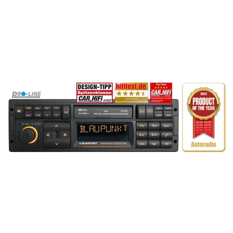 Blaupunkt Frankfurt RCM 82 DAB – Classic 90s Car Radio with Bluetooth & DAB+