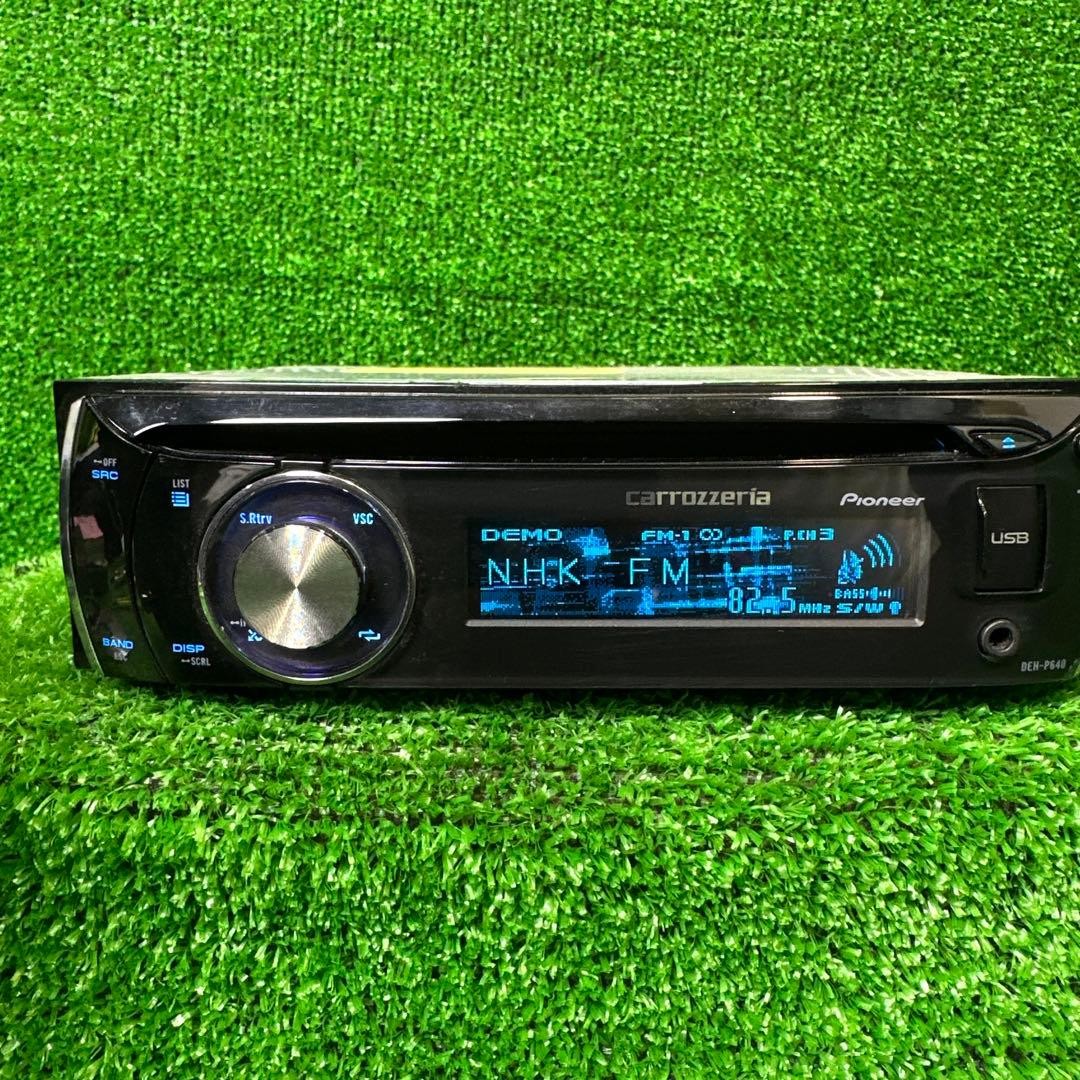Pioneer Carrozzeria DEH-P640 1DIN Car Audio CD USB Added Bluetooth