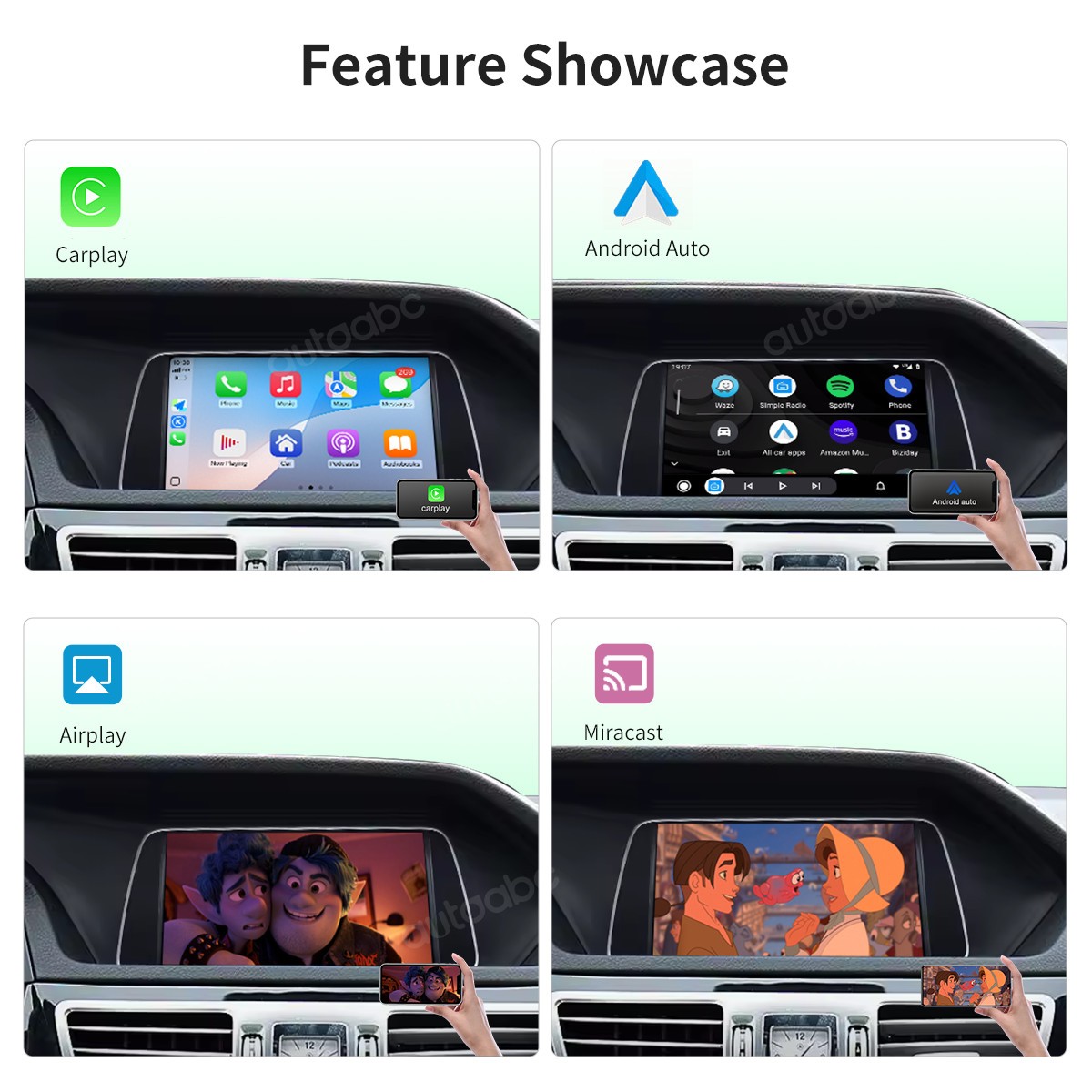 For 2010-2016 Mercedes Benz E Class W212 Carplay Android Auto 7 inch Touchscreen
