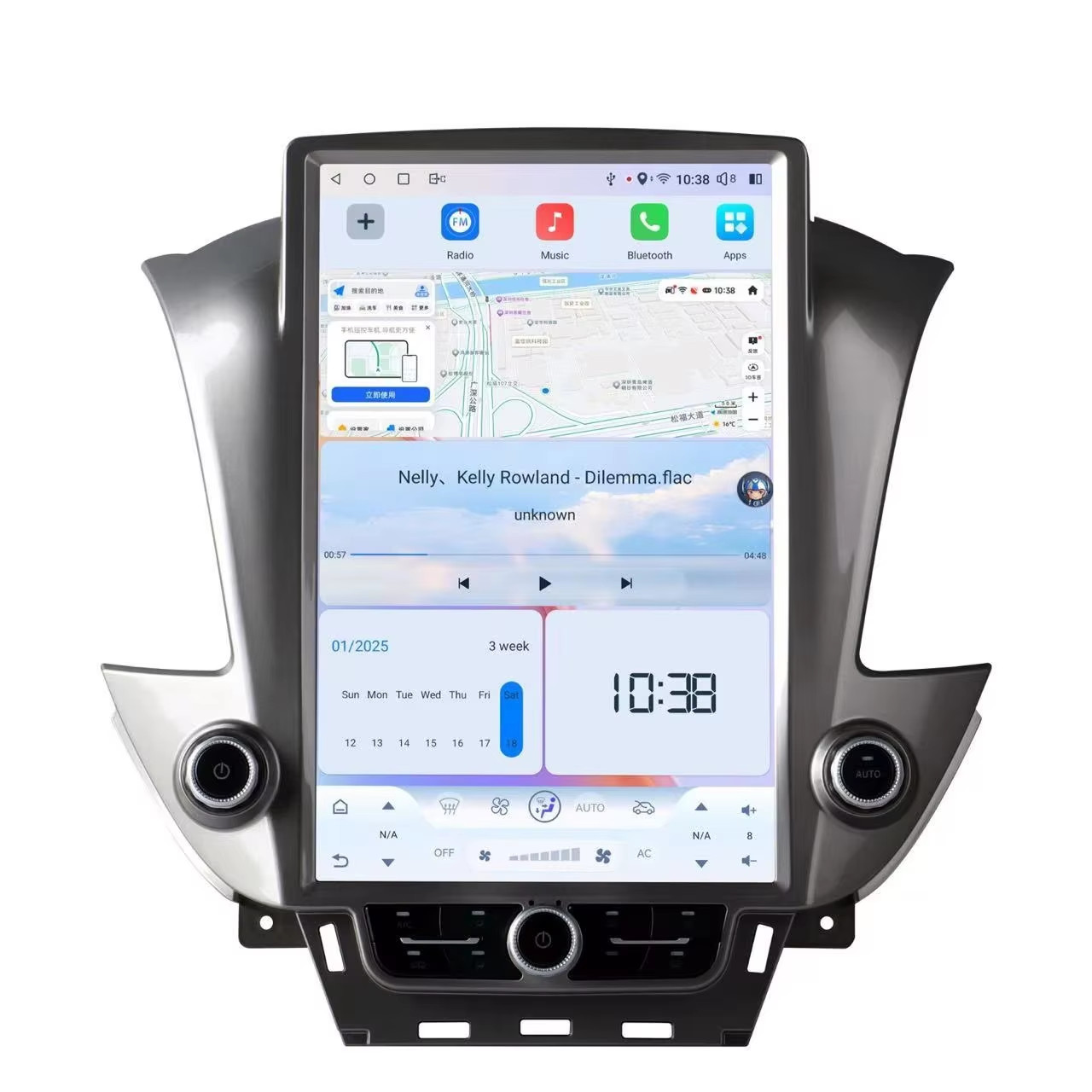 Android Car Radio 2din Stereo For Chevrolet Suburban Tahoe Gmc Yukon 2014-2020